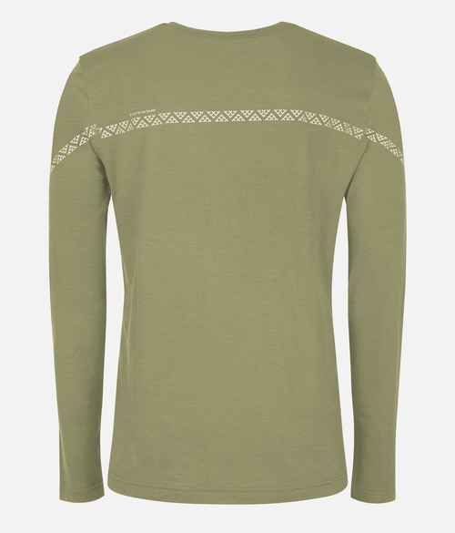 Men's Merino Long Sleeve Line Tee 