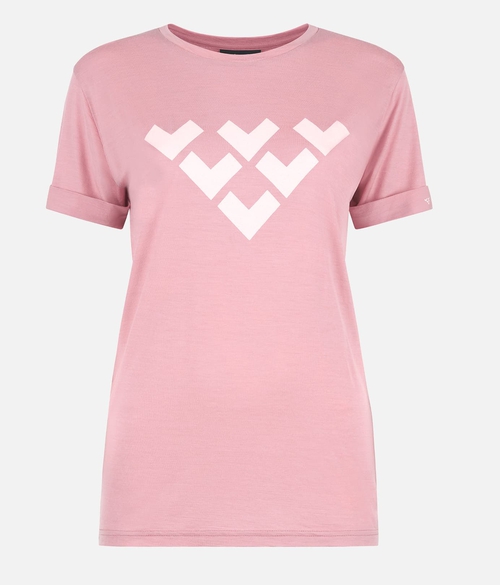 Women's Chevron Merino Blend Short Sleeve Tee 