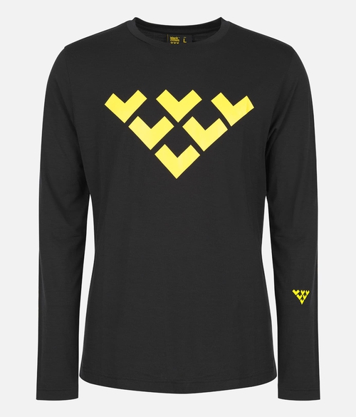 Men's Merino Long Sleeve Chevron Tee