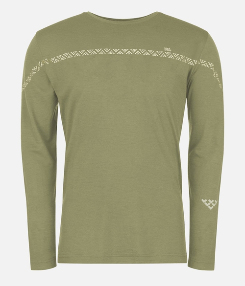 Men's Merino Long Sleeve Line Tee 