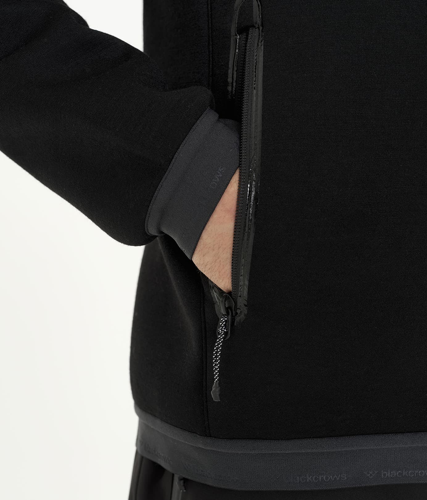 Men's Ferus Tech Wool Hoodie • midlayers | Black Crows